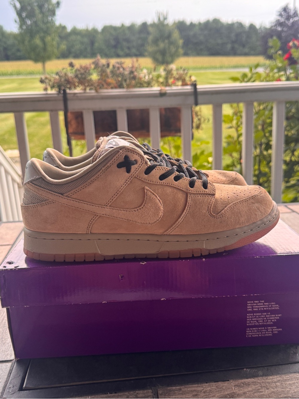 Nike SB Dunk Men’s Brown Suede Low-Top Sneakers